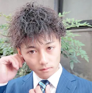 パーマ メンズ トレンドパーマ‼️ NAOKI💥のヘアスタイル