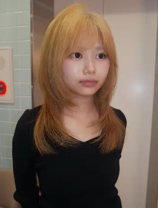 カラー cope'u 美雨のヘアスタイル