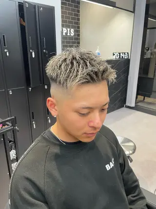 ショート カラー メンズ 【Men's Lapis横浜】翔太のヘアスタイル