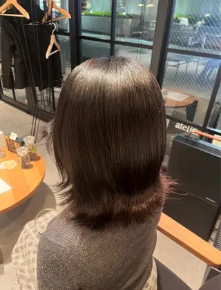 ミディアム 田中 美月のヘアスタイル