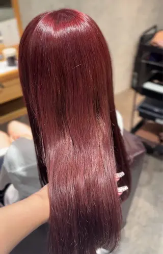 ロング カラー 乃空/★縮毛矯正✩* /うる艶(.⩊<)☆のヘアスタイル