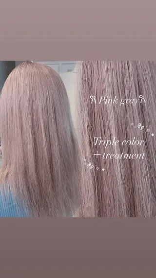 ロング 🤍透明感カラー 🤍chiiのヘアスタイル