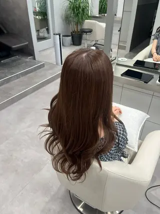 ロング カラー reuna chihiroのヘアスタイル