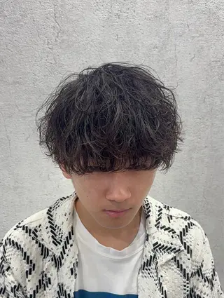 パーマ メンズ 毛流れ/シャドウ 🇰🇷AYATOのヘアスタイル
