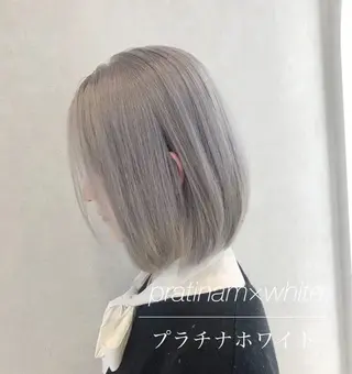 ショート カラー エクステ×ブリーチ 😈ちあき😈のヘアスタイル