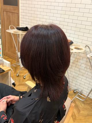 セミロング 平井 優沙のヘアスタイル