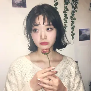 ミディアム カラー パーマ SUZUKI KEISUKEのヘアスタイル