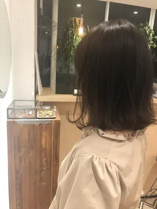 ミディアム カラー ヘアアレンジ メンズ キッズ ネイル マツエク・マツパ 白髪ぼかし/ショート /ミニボブだいじのヘアスタイル