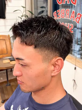 ショート メンズ 三宮メンズカット ヨシイッキのヘアスタイル