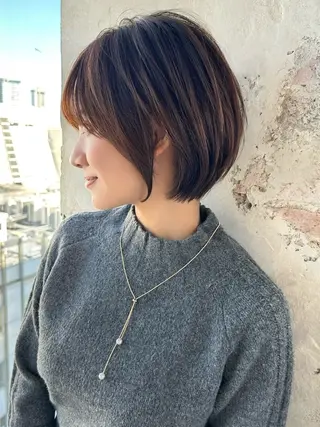 ショート カラー ショート、ボブの神✨ 峯朋也✂︎✨のヘアスタイル