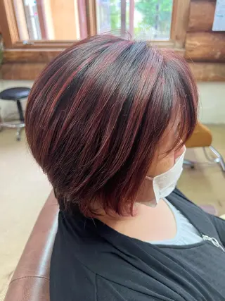 ショート カラー 奥田 勝亮のヘアスタイル