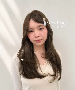 ミディアム 艶髪/透明感/ ⭐️KIRARI⭐️のヘアスタイル
