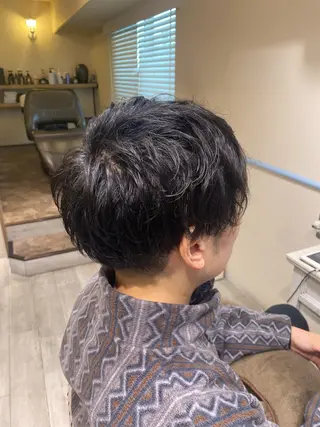 パーマ メンズ メンズパーマ・ カット モリヤ🌺のヘアスタイル
