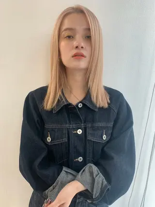 ロング KA NAのヘアスタイル