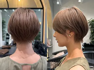ショート 縮毛矯正/レイヤー taiga🧡のヘアスタイル