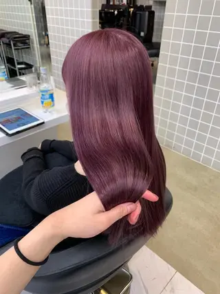 ミディアム カラー ヘアアレンジ 🩵 JURI🩵のヘアスタイル