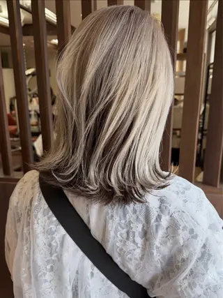 ミディアム カラー 田室 和幸のヘアスタイル