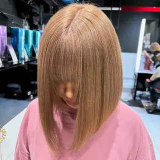 ショート カラー ブリーチ/ヘアケア/ 艶髪/イギチハルのヘアスタイル