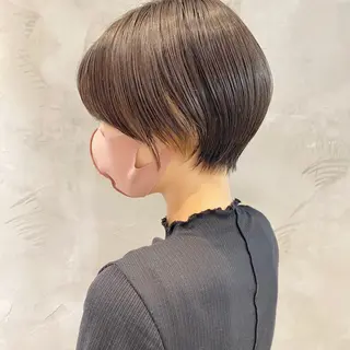 ショート カラー 井尻 將太のヘアスタイル