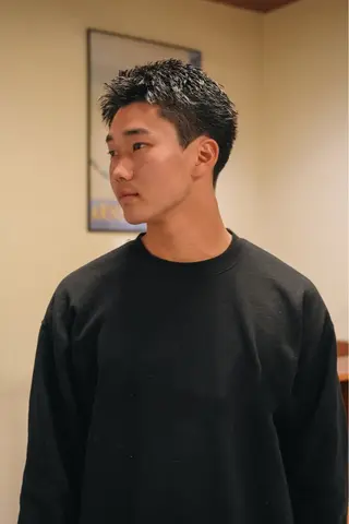 パーマ メンズ メンズショート タチカワユウキのヘアスタイル