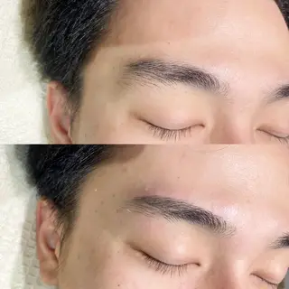 メンズ アイブロウ コマツリサ ROCCO eastのヘアスタイル