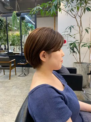 ショート やました もえかのヘアスタイル