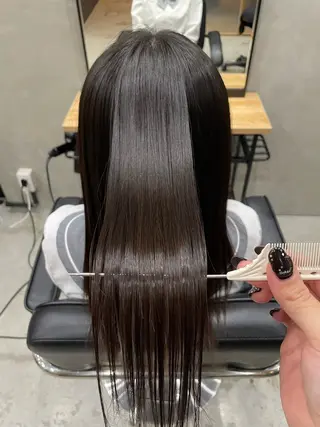 セミロング la fith hinaのヘアスタイル