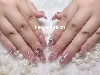 ネイル kao nail マグネット/長さだしのネイルデザイン
