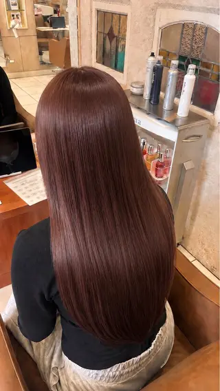 ロング カラー 艶カラー 髪質改善 🍓苺奈のヘアスタイル