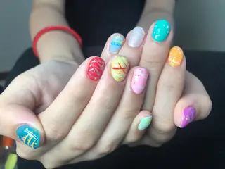 ネイル Mana ·͜· ❤︎のネイルデザイン