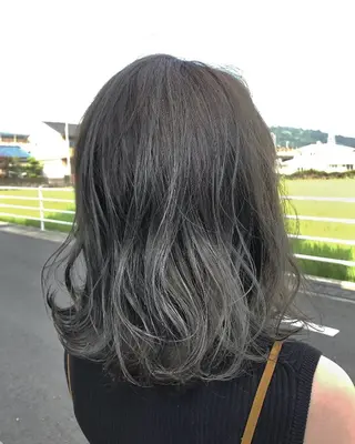 セミロング カラー KAYO カラー得意です^^のヘアスタイル