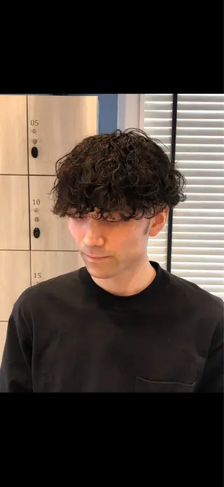 パーマ メンズ 國分 正樹のヘアスタイル