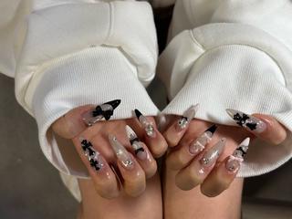 ネイル 渋谷T&B ロング ネイル/ユキ🤎のネイルデザイン