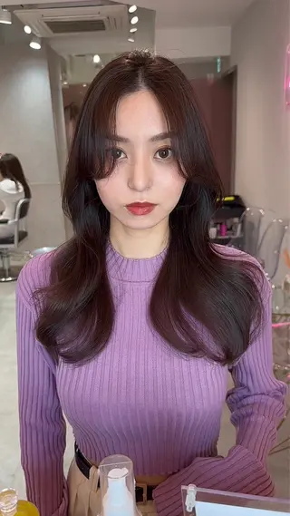ロング カラー 【艶カラー】 じゅりのヘアスタイル