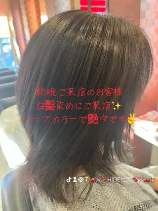 ショート カラー 織田 英之のヘアスタイル