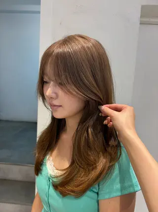 カラー 暖色カラー/ 着付け momo🍀🪽のヘアスタイル