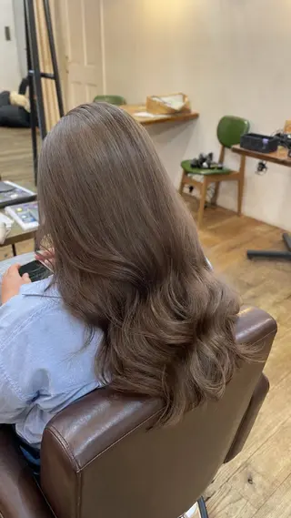 ロング カラー kahona/パーマ /ブリーチ銀座のヘアスタイル