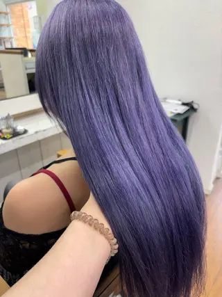 ロング カラー 香野 優子のヘアスタイル