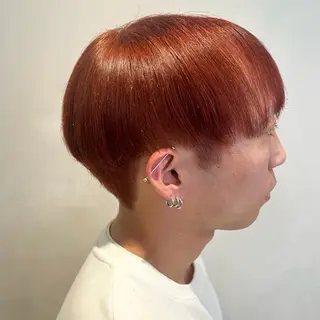 ショート カラー メンズ デザインカラー/パー マ🦖外岡咲希🦖のヘアスタイル