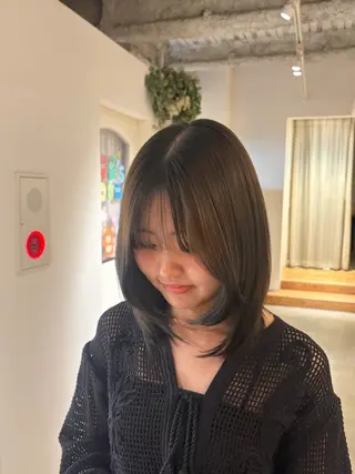 ミディアム 笹野 日麻莉のヘアスタイル