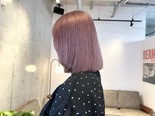 ミディアム カラー 垢抜けヘア🐈‎🤍 mioのヘアスタイル