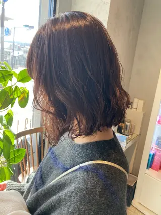 ミディアム パーマ 🎀大人女性の為の ニュアンスヘア🎀のヘアスタイル