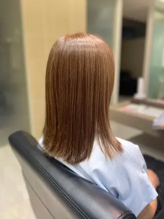 ミディアム カラー メンズモデル板橋 島田依杏のヘアスタイル