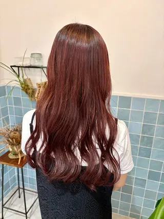 カラー 🍎エクステ/暖色 カラー🍎あyaかのヘアスタイル