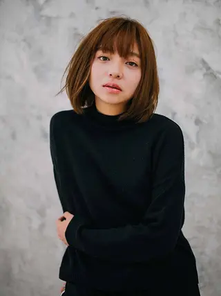 ミディアム カラー パーマ 【公式】amble luxe池袋東口🩷のヘアスタイル