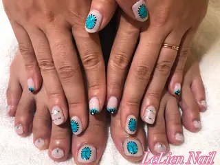 ネイル モチの良さ◉ フィルインネイル♡のネイルデザイン