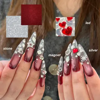 ネイル Merci𖤐´ 長谷川 【万代】のマツエク・マツパデザイン