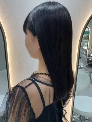 ミディアム カラー -福岡博多筑紫口- 大津成美のヘアスタイル
