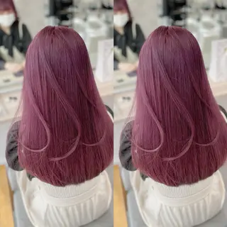 ロング カラー ダメージレスブリーチ RIKU🎨のヘアスタイル