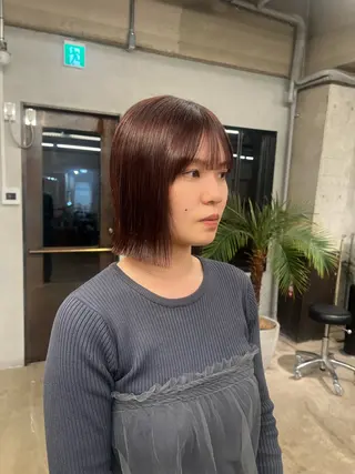 ミディアム 佐久間 萌のヘアスタイル